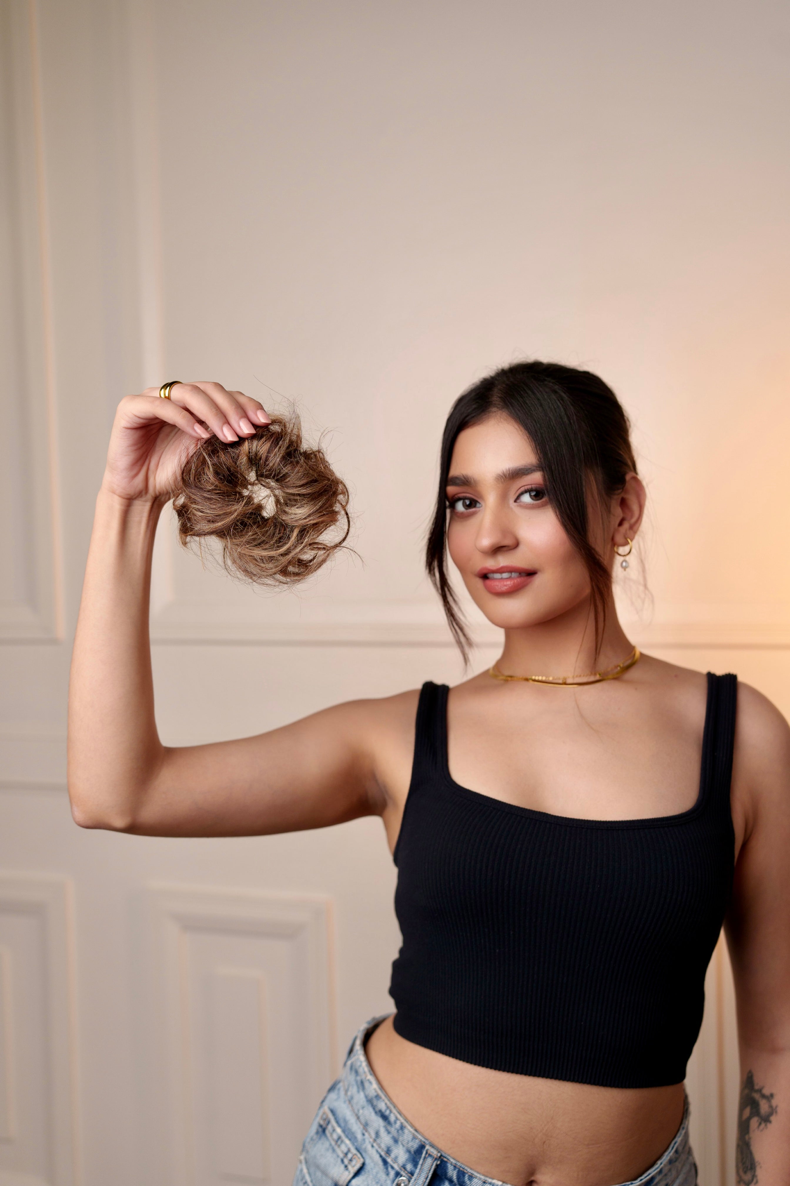 Donut Scrunchie with Highlights