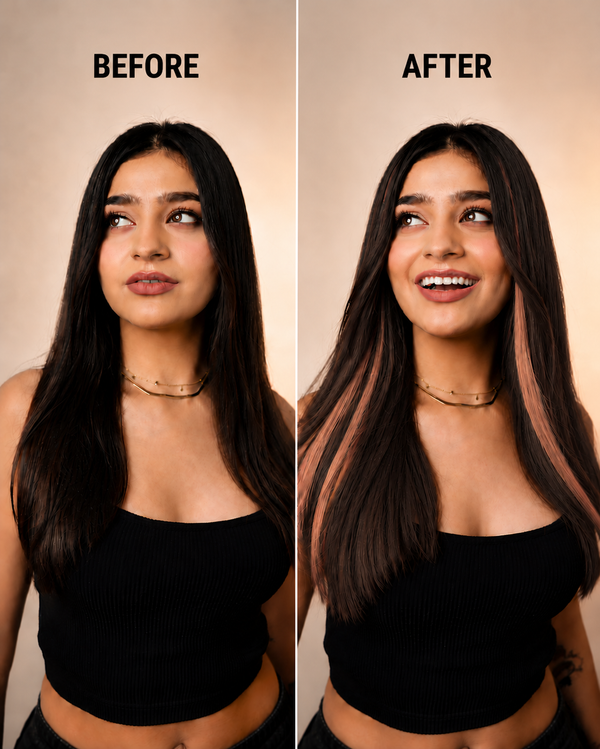 Coloured Streaks Chestnut brown