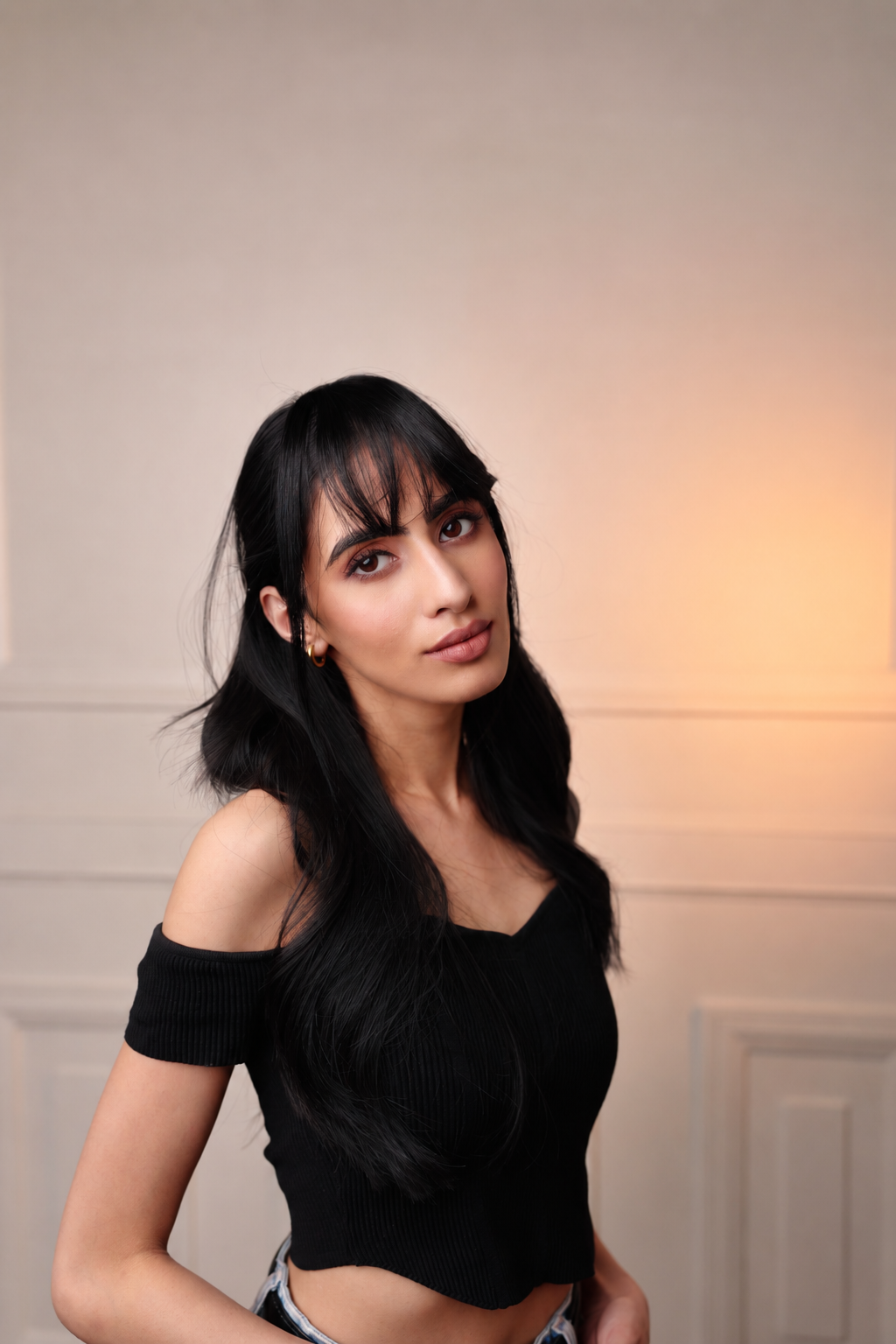 Clip-In Bangs Jet Black