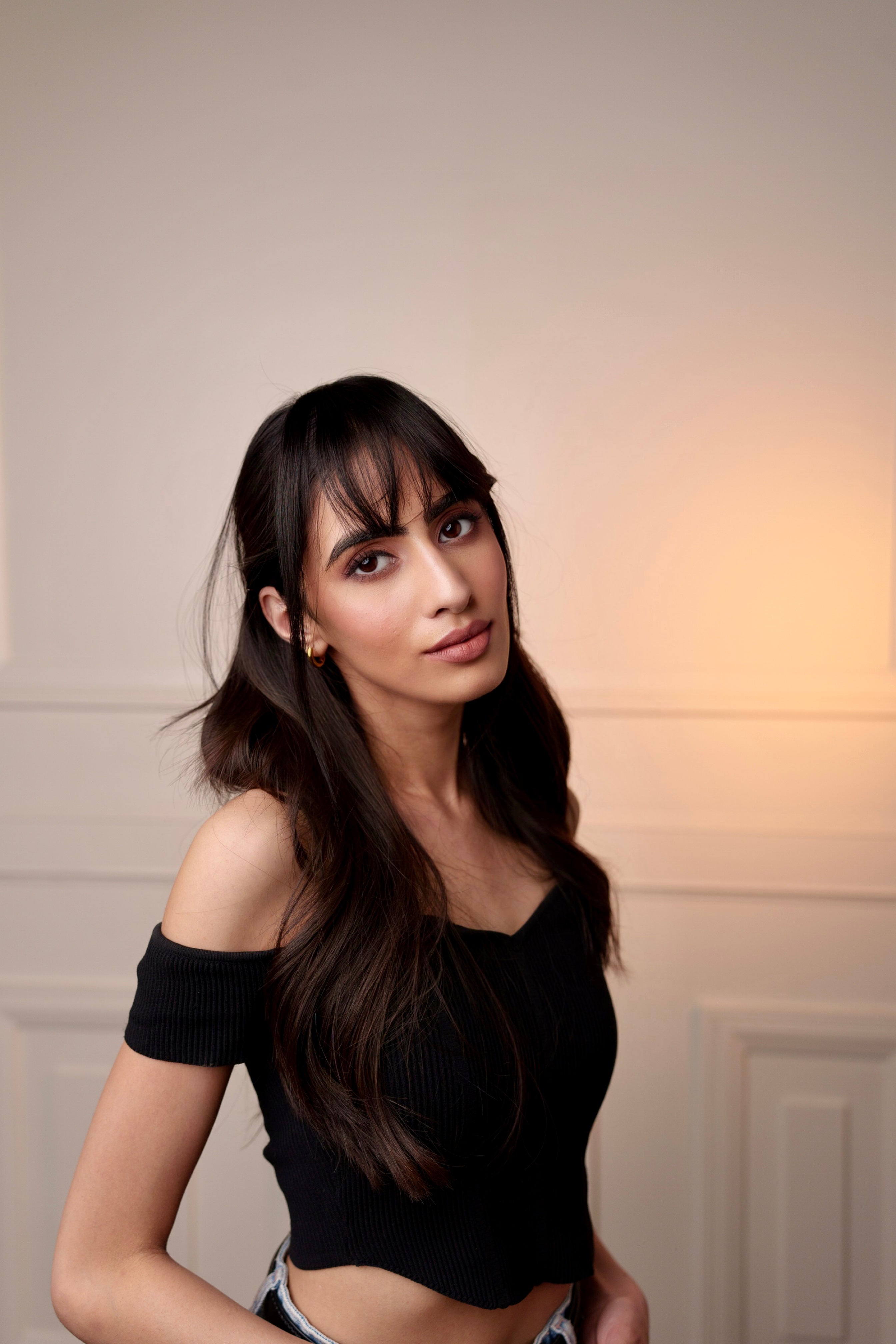 Clip-In Bangs Natural Black