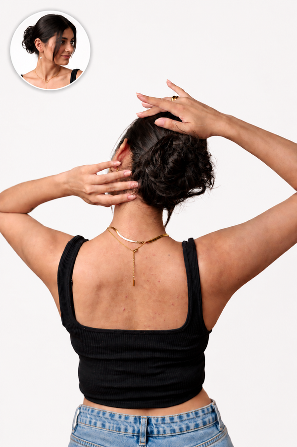 Messy Bun Scrunchie Jet Black